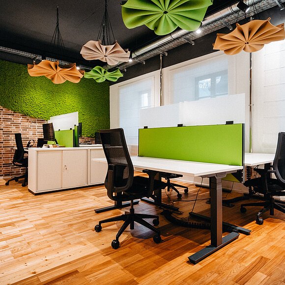 FixDesk-Bereich im Oaktown Office