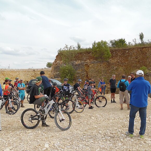 Baustellenstart Projekt "DAV Mountainbikepark"