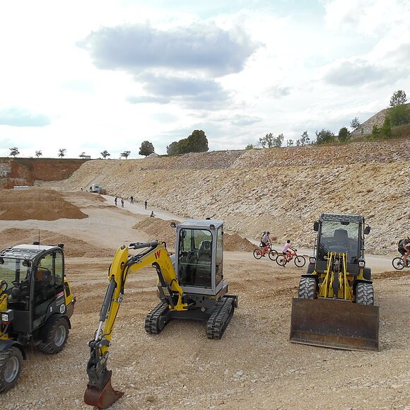 Baustellenstart Projekt "DAV Mountainbikepark"