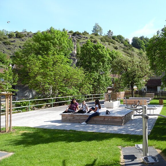 Innerörtlicher Wohlfühlplatz Mörnsheim