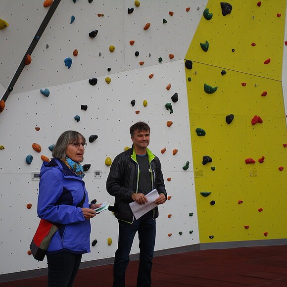 Einweihung "Aussenkletterfläche jurabloc"